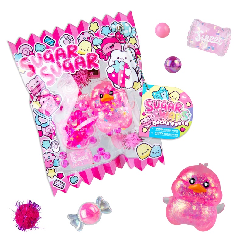 Sugar Swaps gacha pouch squishy keychain by ORB
